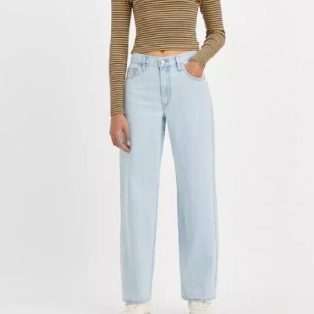 Levi's Baggy Dad Women's Jeans Size 31 Light Sugar - Light Wash